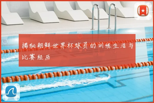 揭秘朝鲜世界杯球员的训练生活与比赛经历